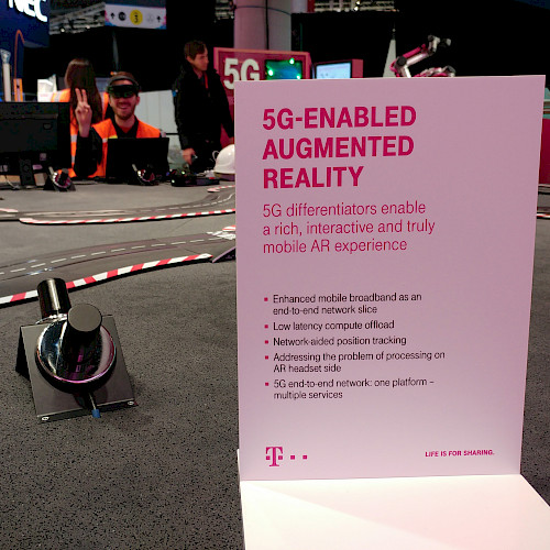 Entwicklung eines innovativen Augmented-Reality-Showcase von jambit für die Telekom