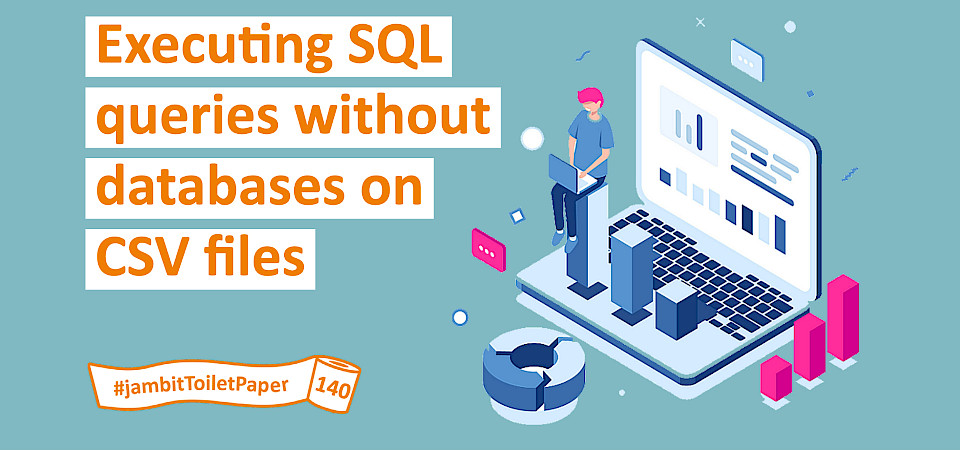 Executing SQL queries without databases on CSV files using q