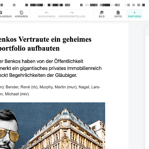 Header CMS Handelsblatt