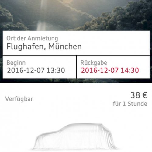 Premium-Carsharing am Münchner Flughafen