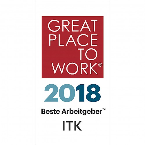 GPTW #2: jambit also announced as "Great Place to Work® in ITK 2018“
