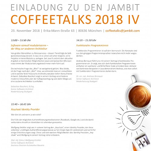 CoffeeTalks 4 2018